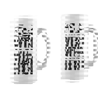 Witch With A Hitch Camping Van Rv Camper Mom Coffee Mug - Thegiftio UK