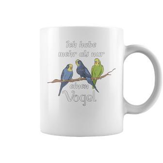 Women's Ich Habe Mehr Als Nur Einenogel Budgie Slogan Tassen - Geschenkecke