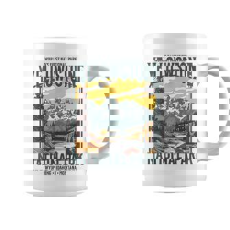 Yellowstone National Park Vintage Hiking Coffee Mug - Thegiftio UK