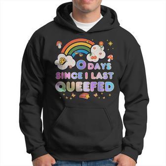 0 Days Since I Last Queefed Queefed Embarrassing Hoodie - Thegiftio UK