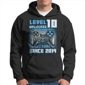 10Th Birthday Gamer 10 Year Old Bday Boy Ten Son Hoodie - Thegiftio UK