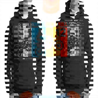 12 Year Old Birthday Boy Motocross 12Th Birthday Dirt Bike Hoodie - Monsterry