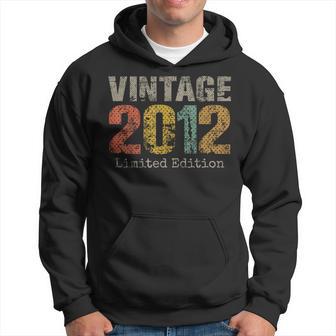 12 Year Old Vintage 2012 Limited Edition 12Th Birthday Hoodie - Thegiftio UK
