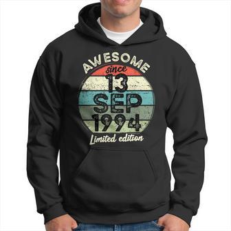 13 September 1994 30 Geburtstag 30 Jahre Alt 2024 Geburtstag Kapuzenpullover - Geschenkecke