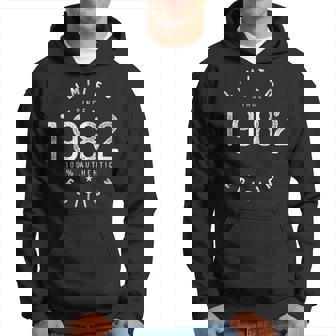 1982 Limited Edition Birth Year Milestone Birthday Vintage Hoodie | Mazezy