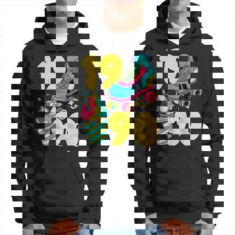 1990 Roller Skates & Sweet Treats Summer 90S Vibes Nostalgia Hoodie - Monsterry