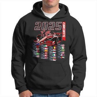 2025 Formula Circuits Formula Schedule 2025 Racing Car Track Hoodie - Thegiftio UK