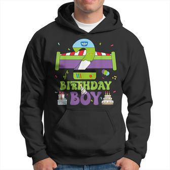 2Nd Birthday Boy Toy Lover 2 Year Old Story Bday Party Hoodie - Thegiftio UK