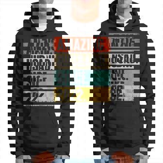 2Nd Year Wedding Anniversary Epic Amazing Husband Since 2022 Hoodie - Thegiftio UK