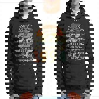 30 Years Old Born In August 1994 Vintage 30Th Birthday Men Hoodie - Thegiftio