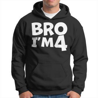 4 Year Old Bday Decorations Son Boy 4Yr 4Th Birthday Hoodie - Thegiftio UK