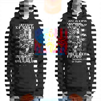 4Th Of July Stay Strapped Or Get Clapped George Washington Hoodie - Seseable