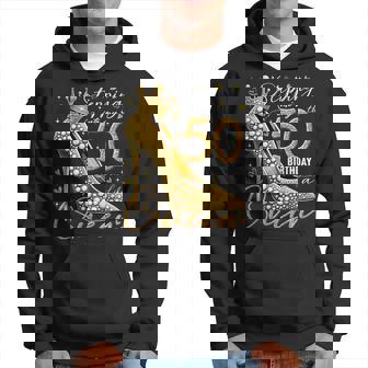 50 Year Old High Heels Stepping Into My 50Th Birthday Hoodie | Mazezy