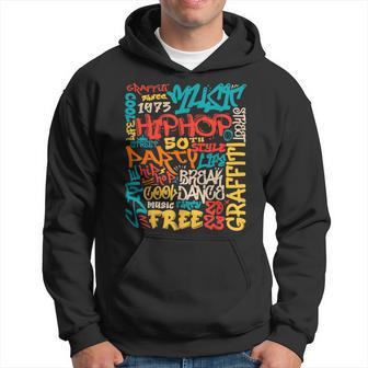 50Th Anniversary Hip Hop Music Street Graffiti Breakdance Hoodie - Thegiftio UK