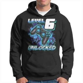 6Th Birthday Gamer 6 Year Old Bday Boy Six Son Hoodie - Thegiftio UK