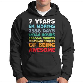 7 Year Old Bday Decorations Son Boy 7Yr 7Th Birthday Hoodie - Thegiftio UK