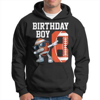 8 Years Old Boy Football Player 8Th Football Birthday Boys Hoodie - Thegiftio UK