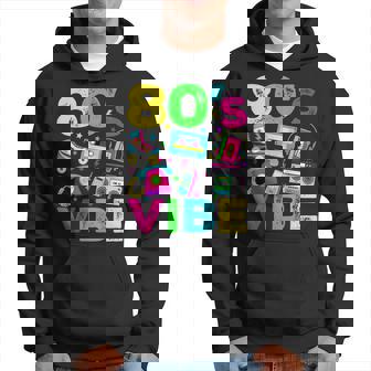 80S Vibe 1980S Vintage Style Eighties Retro Party Hoodie - Thegiftio UK