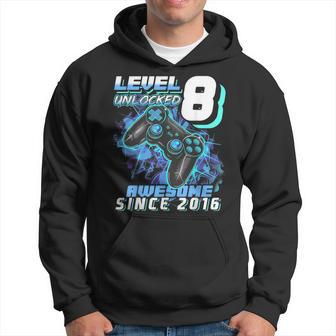 8Th Birthday Gamer 8 Year Old Bday Boy Eight Son Hoodie - Thegiftio UK