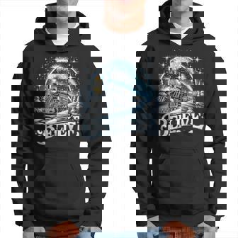 All Aboard Christmas Express North Pole Santa Polar Xmas Hoodie | Mazezy