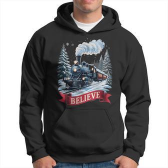 All Aboard Polar Express Christmas North Pole Xmas Santa Hoodie - Thegiftio UK
