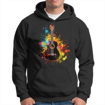 Acoustic Guitar Musicians And Acoustic Guitar Lovers Hoodie - Thegiftio UK