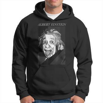 Albert Einstein Logic Quote Front Back Kapuzenpullover - Geschenkecke