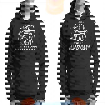 Allahu Akbar Da Uomo Tema Musulmano Allah Is Great Felpa con cappuccio - Novitaregali