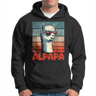 Alpapa Father's Day Best Dad Alpaca Hoodie - Thegiftio UK