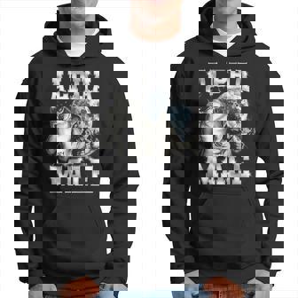 Alpha Male Wolf Y2k Meme Ironic Brainrot Hoodie - Thegiftio UK