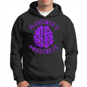 Alzheimer's Awareness Month Brain Awareness Support Hoodie - Thegiftio UK