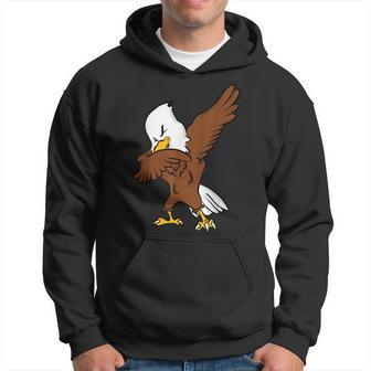 American Bald Eagle Dabbing Eagle Hoodie - Monsterry