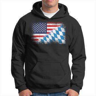 American Bavarian Flag Usa Bavaria Flag Kapuzenpullover - Geschenkecke