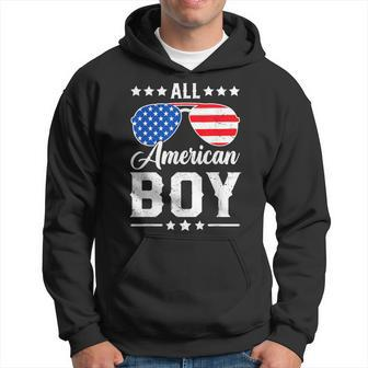 All American Boy 4Th Of July Patriotic Usa Matching Hoodie - Monsterry AU