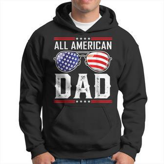 All American Dad Fourth 4Th Of July Sunglasses Family Hoodie - Monsterry UK