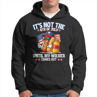 American Flag It's Not The 4Th Of July Until My Weiner Hoodie - Thegiftio UK