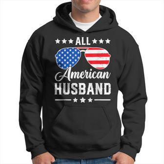 All American Husband 4Th Of July Patriotic Usa Matching Hoodie - Thegiftio UK
