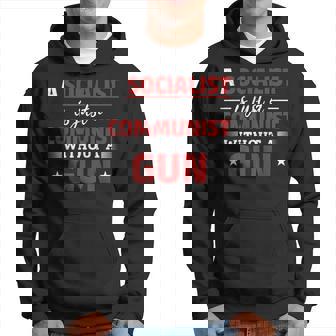 Amusant Anti-Socialisme Sweat à capuche - Cadeauxyz