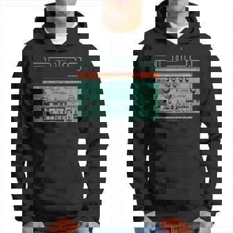 Analog Vintage Synthesizer Acid Nerd Synth 80S Hoodie - Thegiftio