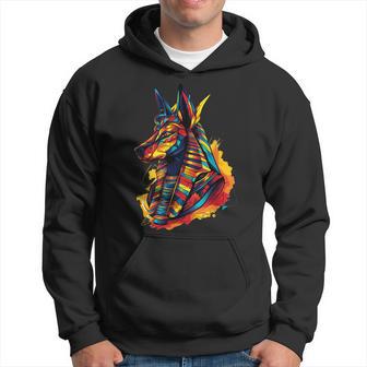 Anpu Egypt Anubis Egyptian Dog God Of The Dead Anubis Hoodie - Thegiftio UK