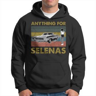 Anything For Selenas Retro Singer 80S Hoodie - Thegiftio UK