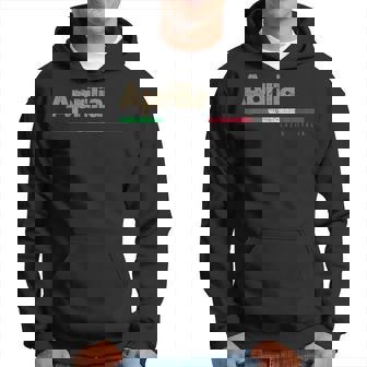 Aprilia Ciudad Italiana Retro Bandera Italia Sudadera - Regaloses