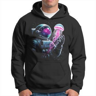 Astronaut Jellyfish Astronaut Science Space Hoodie - Thegiftio UK
