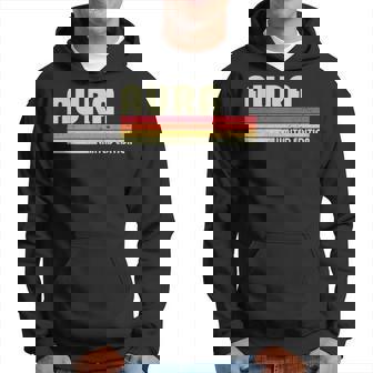 Aura Name Personalized Retro Vintage 80S 90S Birthday Hoodie - Monsterry