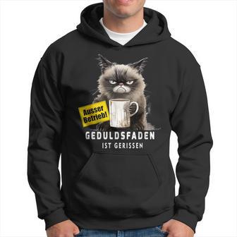 Ausser Betrieb Geduldsfaden Gerissen Arbeit Humor Office Kapuzenpullover - Geschenkecke