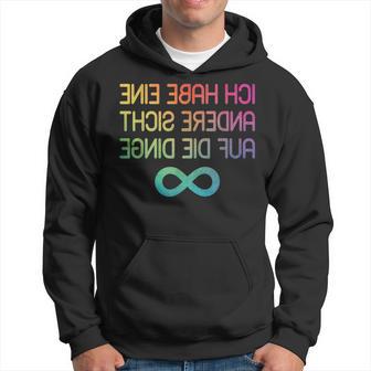 Autism With Autisten Ich Habe Eine Andere Sicht Auf Die Dinge Kapuzenpullover - Geschenkecke