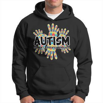 Autism Awareness Support Educate Advocate Hoodie - Thegiftio UK