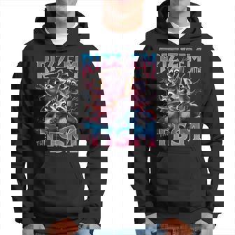 Autism Rizz Em With The Tism Meme Autistic Racoon Hoodie - Thegiftio UK
