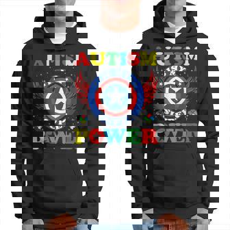 Autism Is My Superpower Awareness Month Super Hero Sign Hoodie - Thegiftio UK
