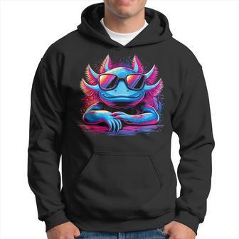 Axolotl Colorful Anime Cute Kawaii Axolotl Hoodie - Thegiftio UK
